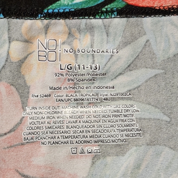 NOBO No-Boundaries Floral Orchid Blouse Size Large - Picture 3 of 5